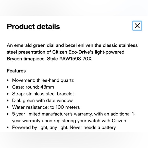 Citizen Eco-Drive Men's Brycen Stainless Steel Bracelet Watch 43mm - Picture 6 of 16